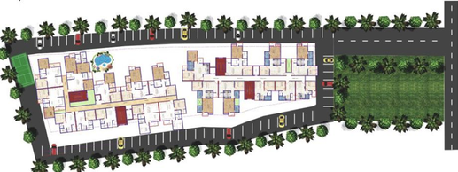 Master Plan of Baldau Shubotsav Heights in Faizabad Road, Lucknow - Image 8655