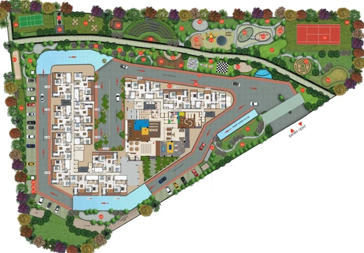 Master Plan of Casagrand Flamingo in HSR Layout, Bangalore - Image 46335