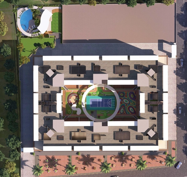 Master Plan of Triaa Kosmic Kourtyard in Wagholi, Pune - Image 18981