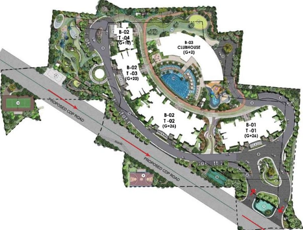 Master Plan of Prestige Serenity Shores in Whitefield, Bangalore - Image 8719