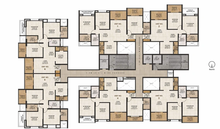 Floor Plan of ANP Retreat in Wakad, Pune - Image 10067