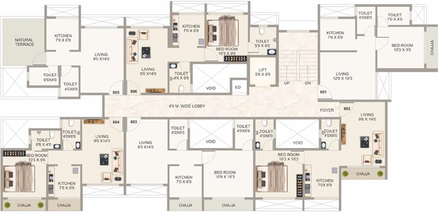 Floor Plan of GRK Aryan Corner in Panvel, Navi Mumbai - Image 37681