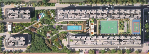 Master Plan of Provident Ecopolitan in Bagalur, Bangalore - Image 102437