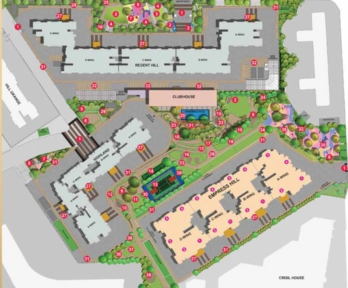 Master Plan of Hiranandani Empress Hill in Powai, Mumbai - Image 46038