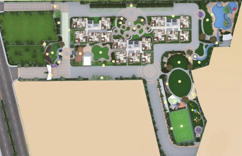 Master Plan of Abhee Celestial City in Varthur, Bangalore - Image 8730