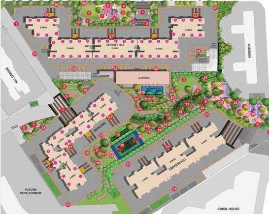 Master Plan of Hiranandani Highland in Powai, Mumbai - Image 90399