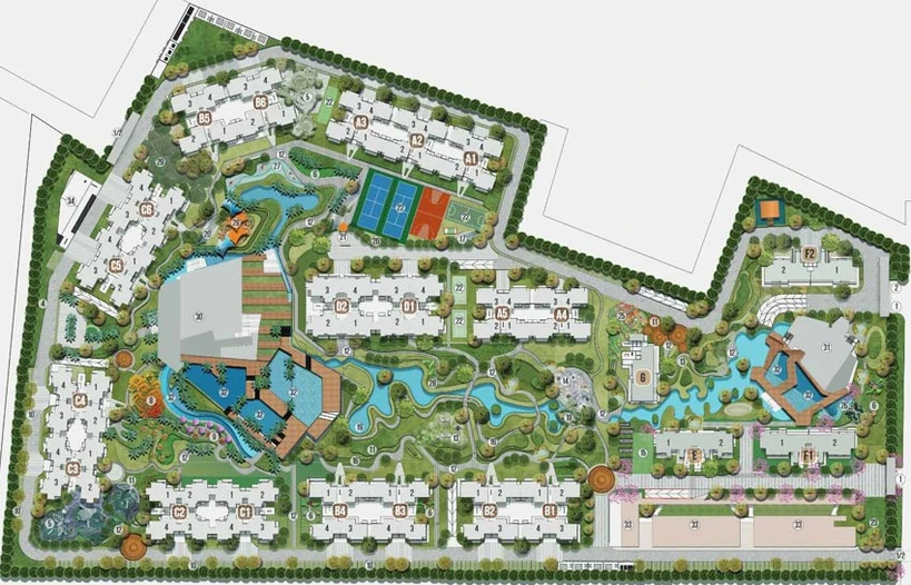 Master Plan of Ivory County in Sector 115, Noida - Image 91428