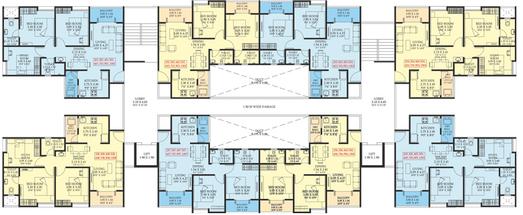 Floor Plan of Choice Park Vista in Lohegaon, Pune - Image 19375