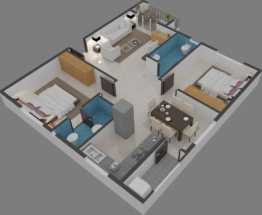 2 BHK Flat in Candeur Signature in Varthur, Bangalore - Image 411427