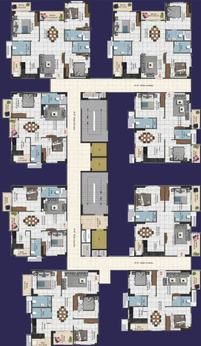 Floor Plan of Candeur Signature in Varthur, Bangalore - Image 8740