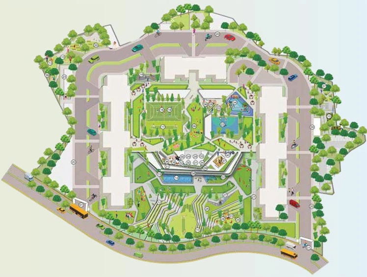 Master Plan of The Highlands Godrej City in Panvel, Navi Mumbai - Image 37718