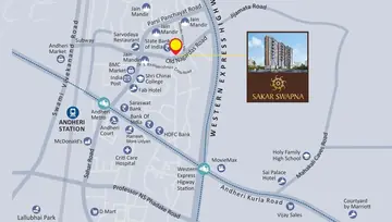 Location of Sakar Swapna CHSL - Image 46105