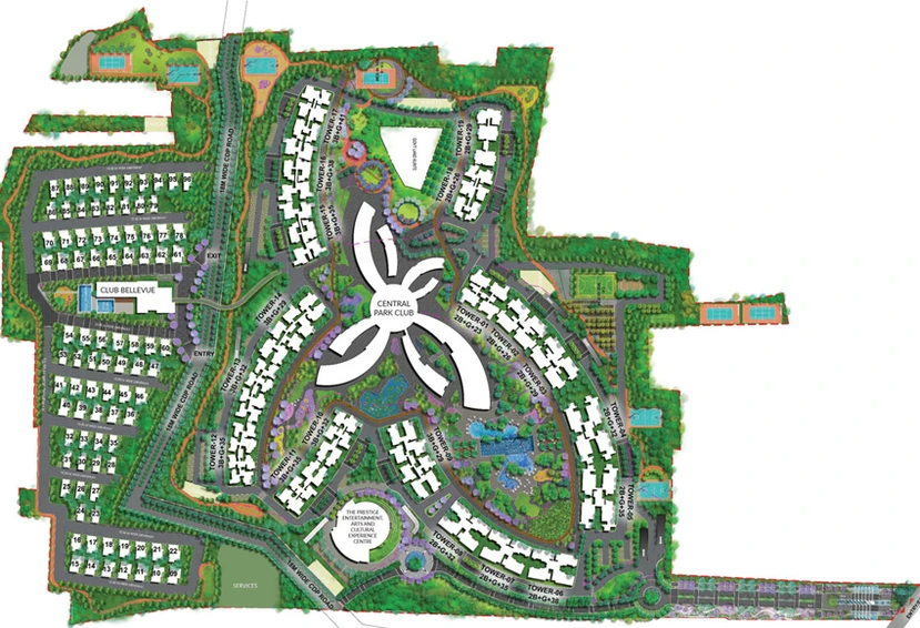 Master Plan of Prestige Park Grove in Whitefield, Bangalore - Image 46501