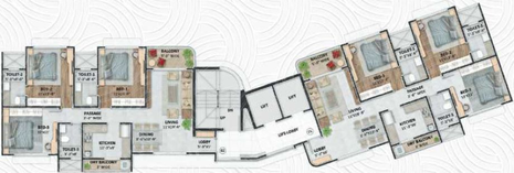 Floor Plan of SKG Nava Geeta in Chembur East, Mumbai - Image 46166