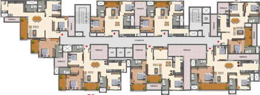 Floor Plan of The Grand Strand Address in Whitefield, Bangalore - Image 8774