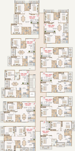 Floor Plan of Prominent Chourasia Revanta in Krishnarajapuram, Bangalore - Image 8797