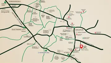 Location of Sowparnika Life On The Green - Image 8819