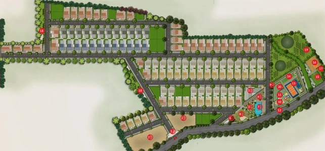 Master Plan of Sowparnika Life On The Green in Sarjapur, Bangalore - Image 8820