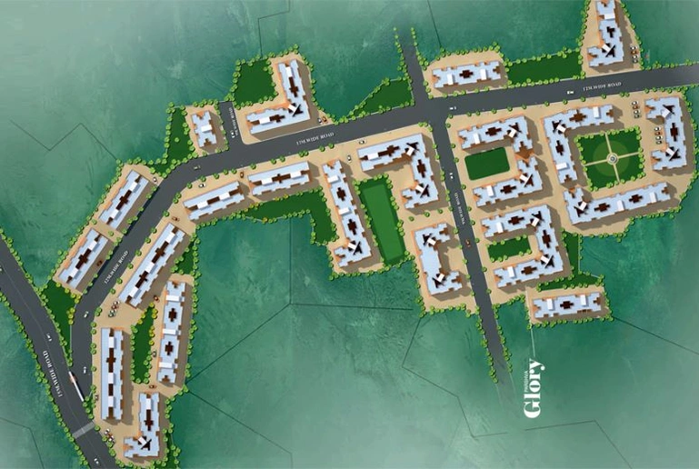 Master Plan of Parshv Glory in Palghar, Palghar - Image 21734