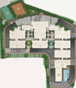 Master Plan of Elegant Hermitage in Rajarajeshwari Nagar, Bangalore - Image 12912