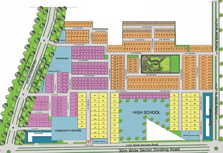 Master Plan of TDI The Grand Retreat in Sector 88, Faridabad - Image 49761