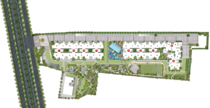 Master Plan of Rohan Ekanta Phase 3 in Varthur, Bangalore - Image 46591