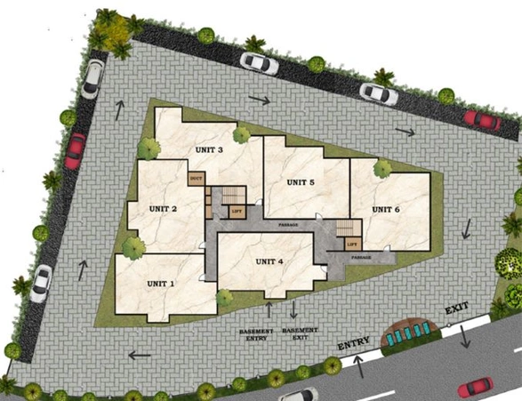 Master Plan of Govianu Earthis in Jalahalli, Bangalore - Image 17085