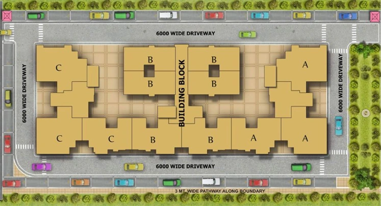 Master Plan of Astha Retreat in Vrindavan Yojna, Lucknow - Image 51307