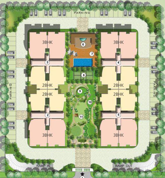 Master Plan of Eminent August Avenue in Vrindavan Yojna, Lucknow - Image 51521