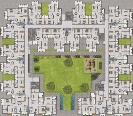 Floor Plan of BCC Daffodils in Vrindavan Yojna, Lucknow - Image 24844