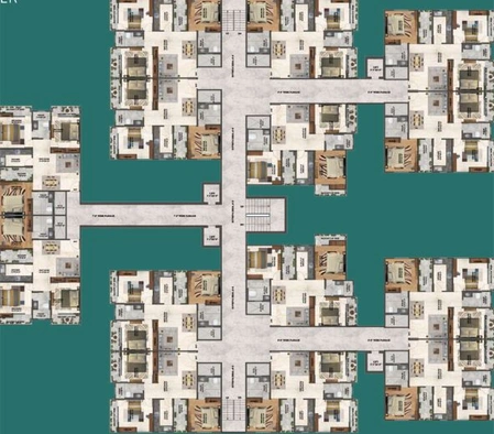 Floor Plan of BCC Greens in Naubasta Kala, Lucknow - Image 51607