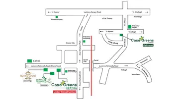 Location of Casa Greens Exotica - Image 51542