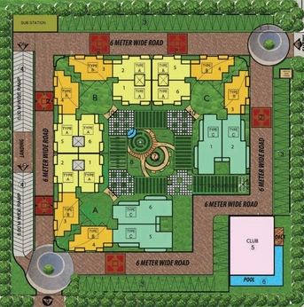 Master Plan of Casa Greens Exotica in Vrindavan Yojna, Lucknow - Image 51543