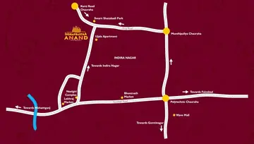 Location of Indraprastha Anand - Image 51565