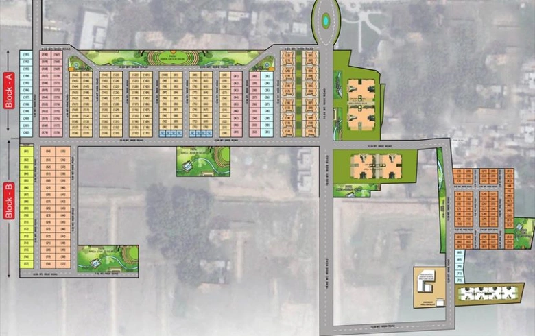 Master Plan of Sapphire Royale in Sultanpur Road, Lucknow - Image 51266