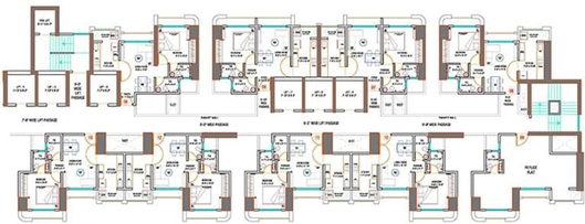 Master Plan of Raunak 108 in Kasarvadavali, Thane - Image 123078