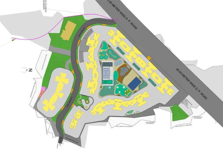 Master Plan of Raunak Bliss in Ghodbunder Road, Thane - Image 121700