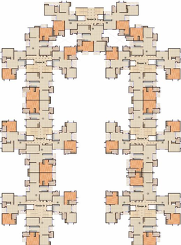 Floor Plan of Spring Greens Phase 2 in Anora Kala, Lucknow - Image 40451