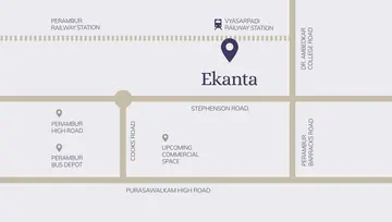 Location of North Town Ekanta - Image 56846