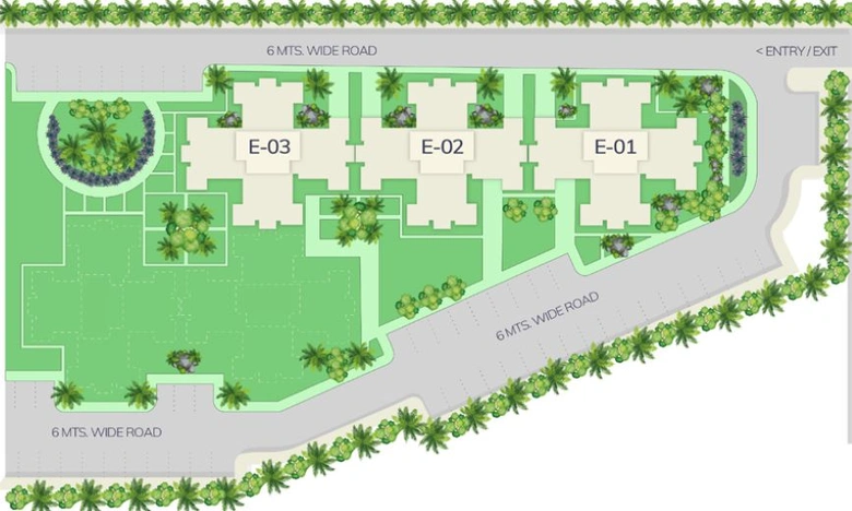 Master Plan of North Town Ekanta in Perambur, Chennai - Image 56848