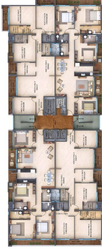 Floor Plan of Tower Of Adyar in Adyar, Chennai - Image 56783