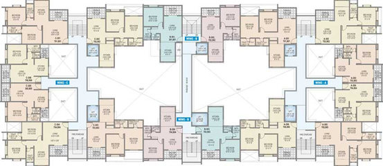 Floor Plan of Chavan Paradise in Ambegaon, Pune - Image 119270