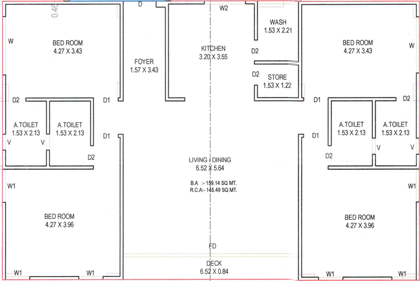 4 BHK Flat in Shreshtha Palm Heaven in Vesu, Surat - Image 512226