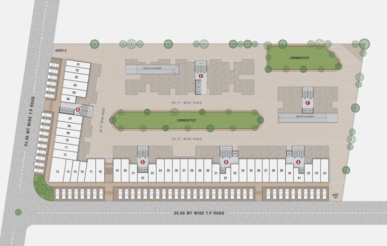 Master Plan of Sai Brahmdhara Residency in Sanand, Ahmedabad - Image 40383