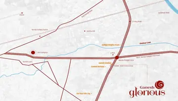 Location of Ganesh Glorious - Image 40552
