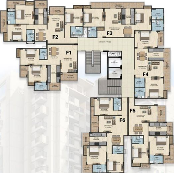 Floor Plan of Mirus Ample in Mansarovar, Jaipur - Image 55774