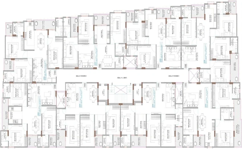 Floor Plan of Shivam Majestic in Jagatpura, Jaipur - Image 55865