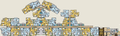 Floor Plan of SDC The Destination in Vaishali Nagar, Jaipur - Image 55922