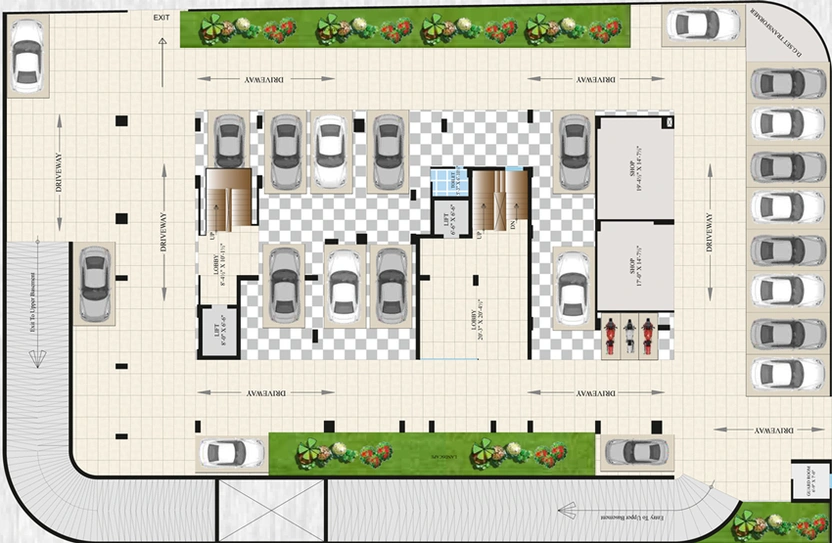 Master Plan of Swadeshi Umaid Niwas in Jagatpura, Jaipur - Image 91175