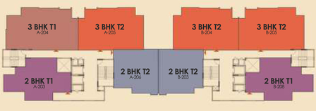 Floor Plan of Shiv Times Residency in Jagatpura, Jaipur - Image 112506